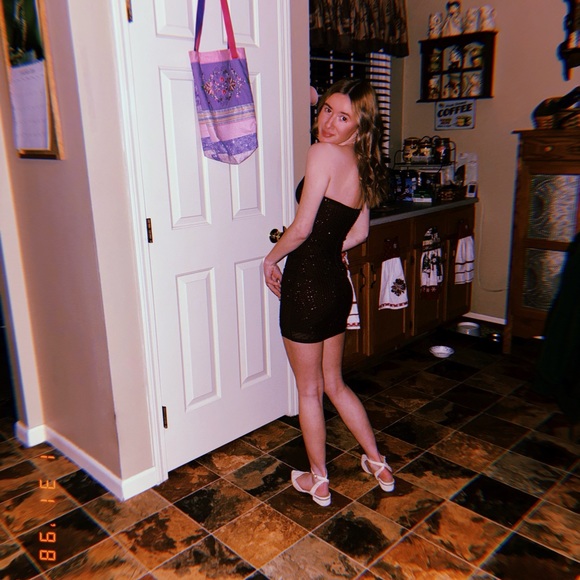 Windsor Strapless Black Dress - Picture 2 of 3